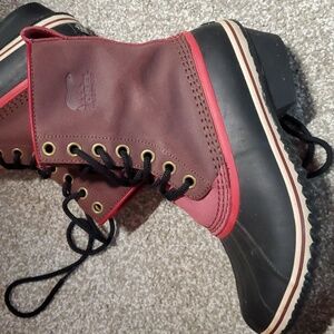 Purple Sorel Duck Boots